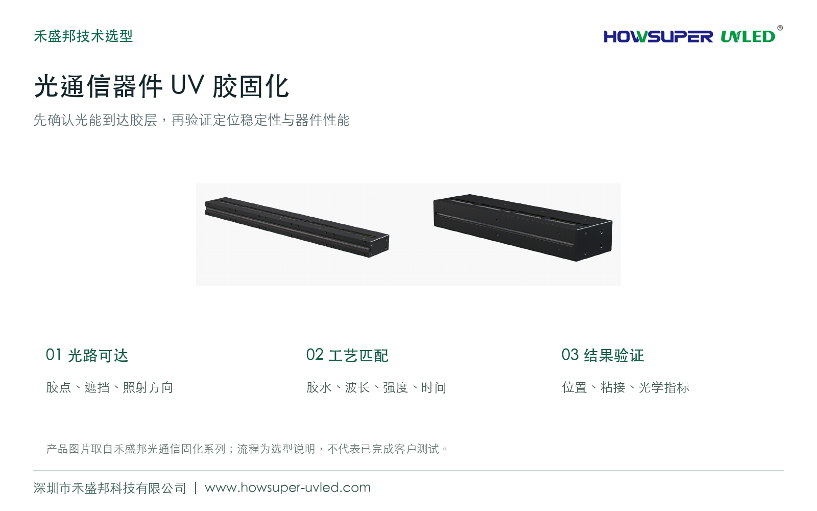 光通信器件UV胶固化如何选择光源与工艺
